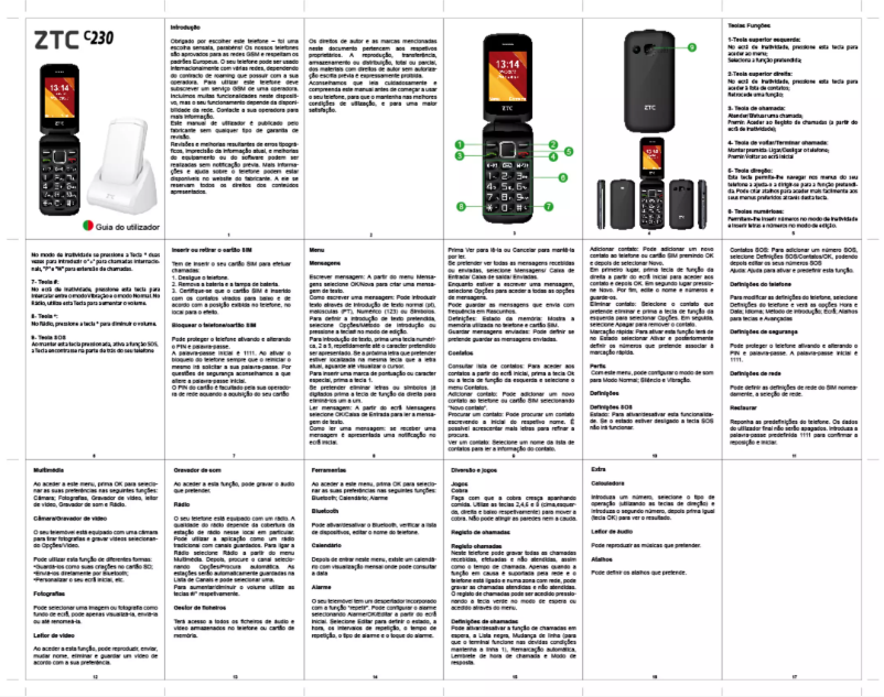 Image de la première page du manuel de l'appareil C230