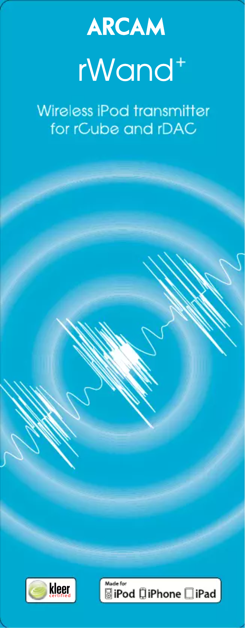 Page 1 de la notice Manuel utilisateur Arcam rWand+