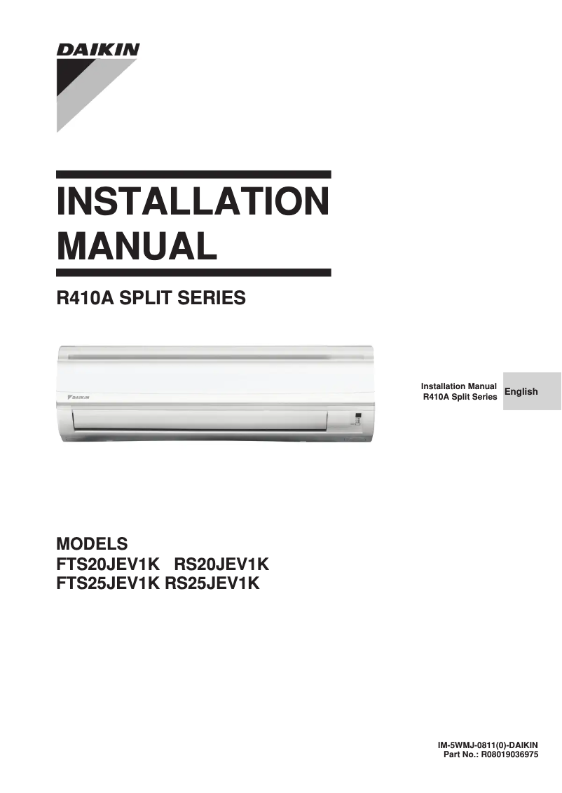 Imagen de la primera página del manual del dispositivo RS20JEV1K