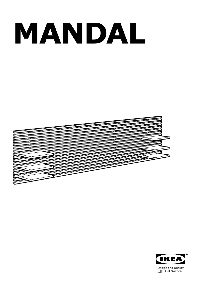 Image de la première page du manuel de l'appareil MANDAL