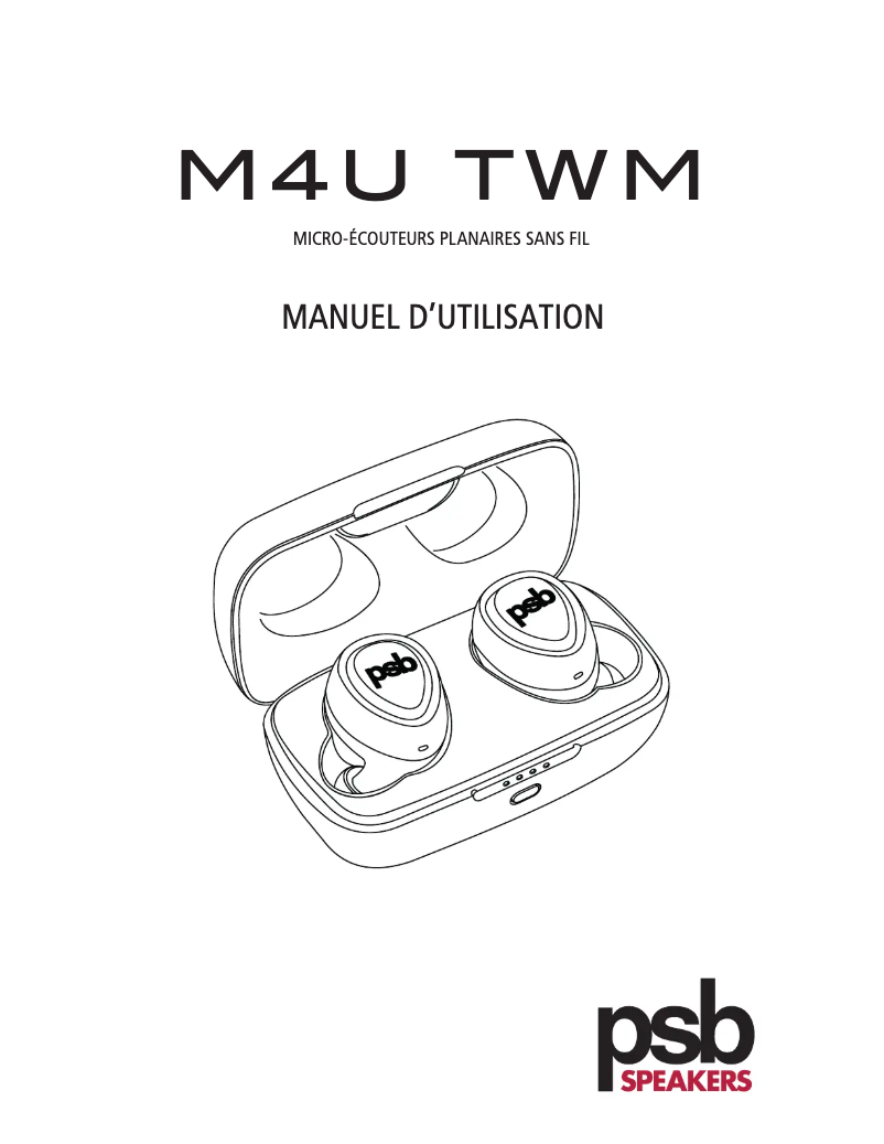 Image de la première page du manuel de l'appareil M4U TWM
