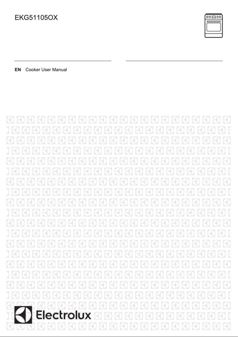 Page n°1 - Manuel utilisateur Electrolux EKG51105OX
