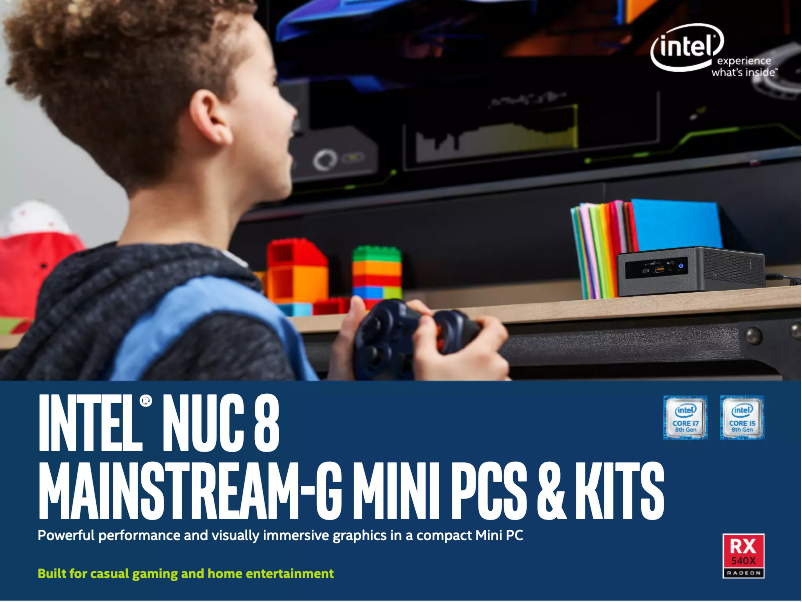 Page 1 de la notice Manuel utilisateur Intel NUC 8