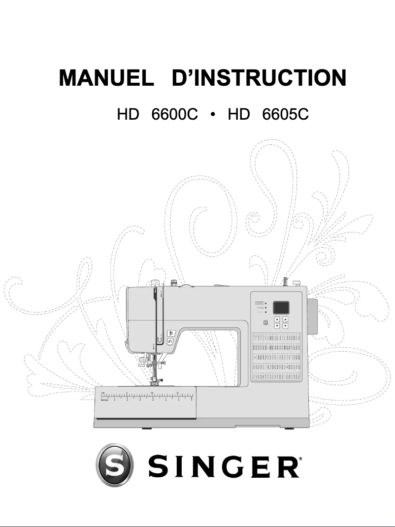 Page n°1 - Manuel utilisateur Singer HD 6605C