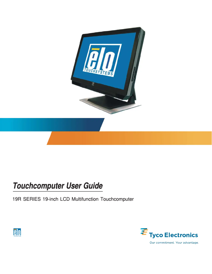 Page n°1 - Manuel utilisateur Elo 19MR