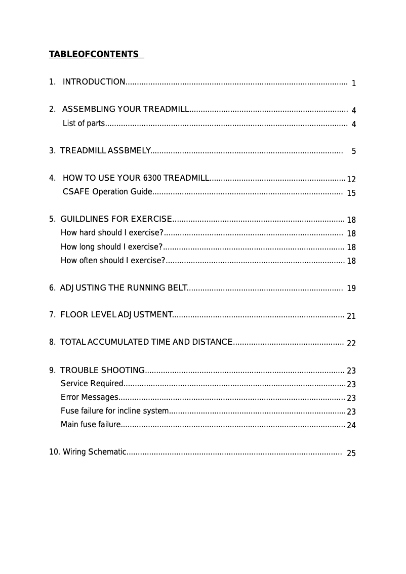 Image de la première page du manuel de l'appareil 6300