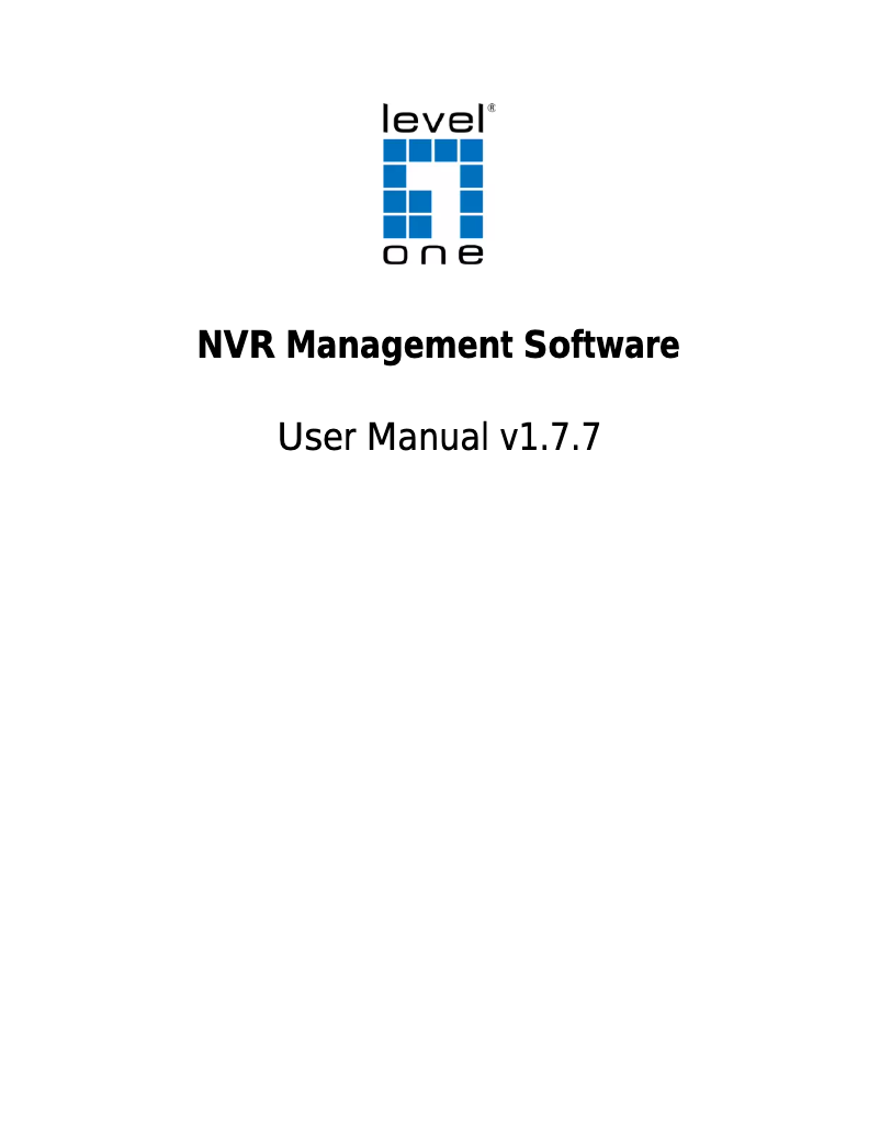 Image de la première page du manuel de l'appareil NVR-0104