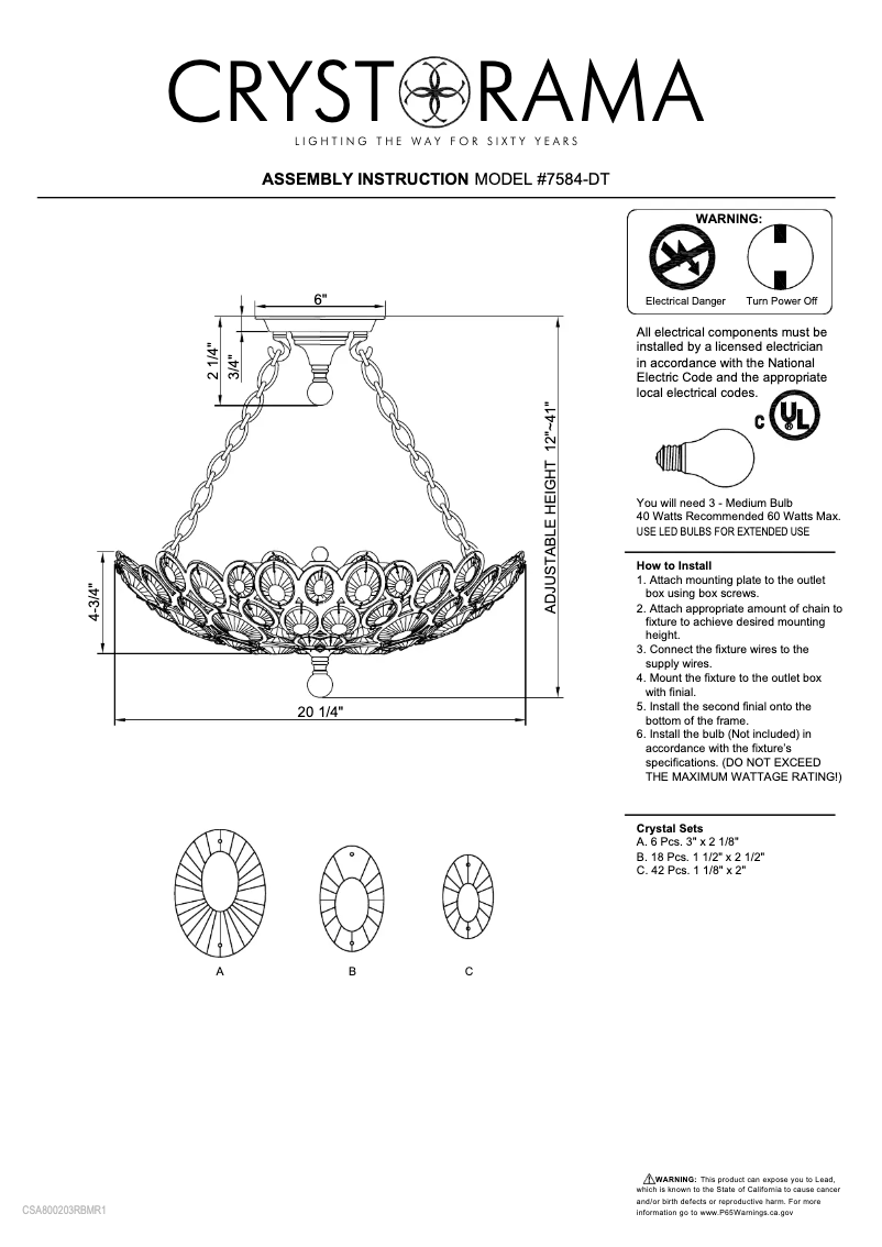 Image de la première page du manuel de l'appareil Sterling 7584-DT