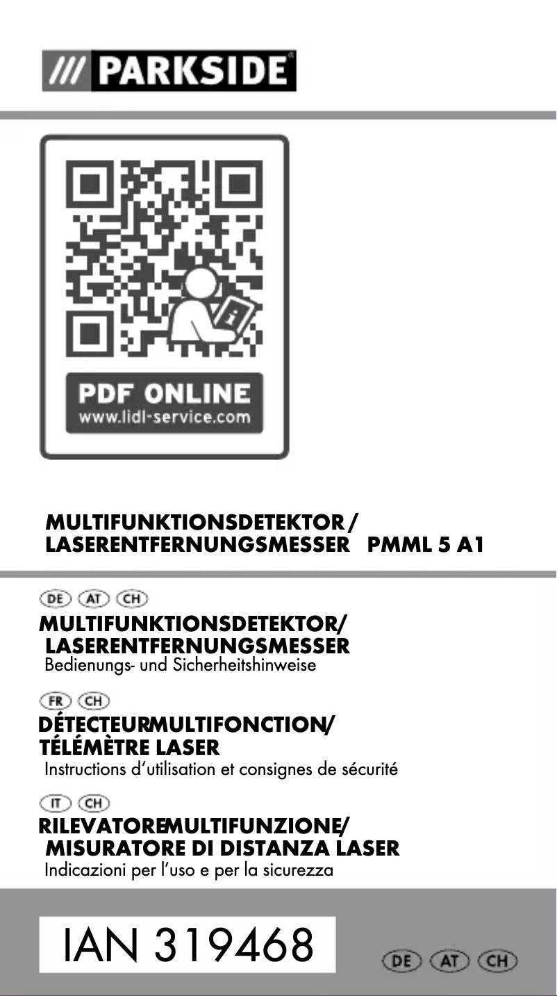 Image de la première page du manuel de l'appareil PMML 5 A1