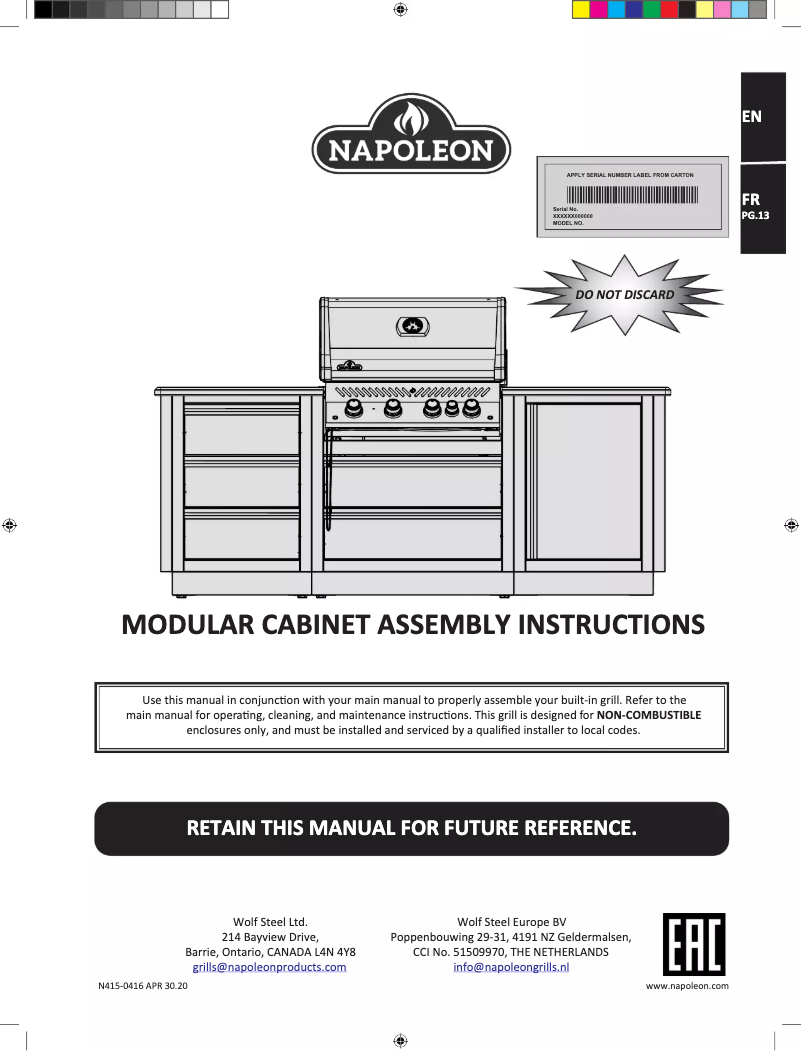 Image de la première page du manuel de l'appareil IM-UDC-CN