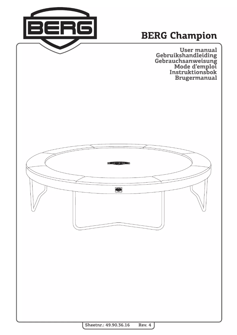 Image de la première page du manuel de l'appareil Champion