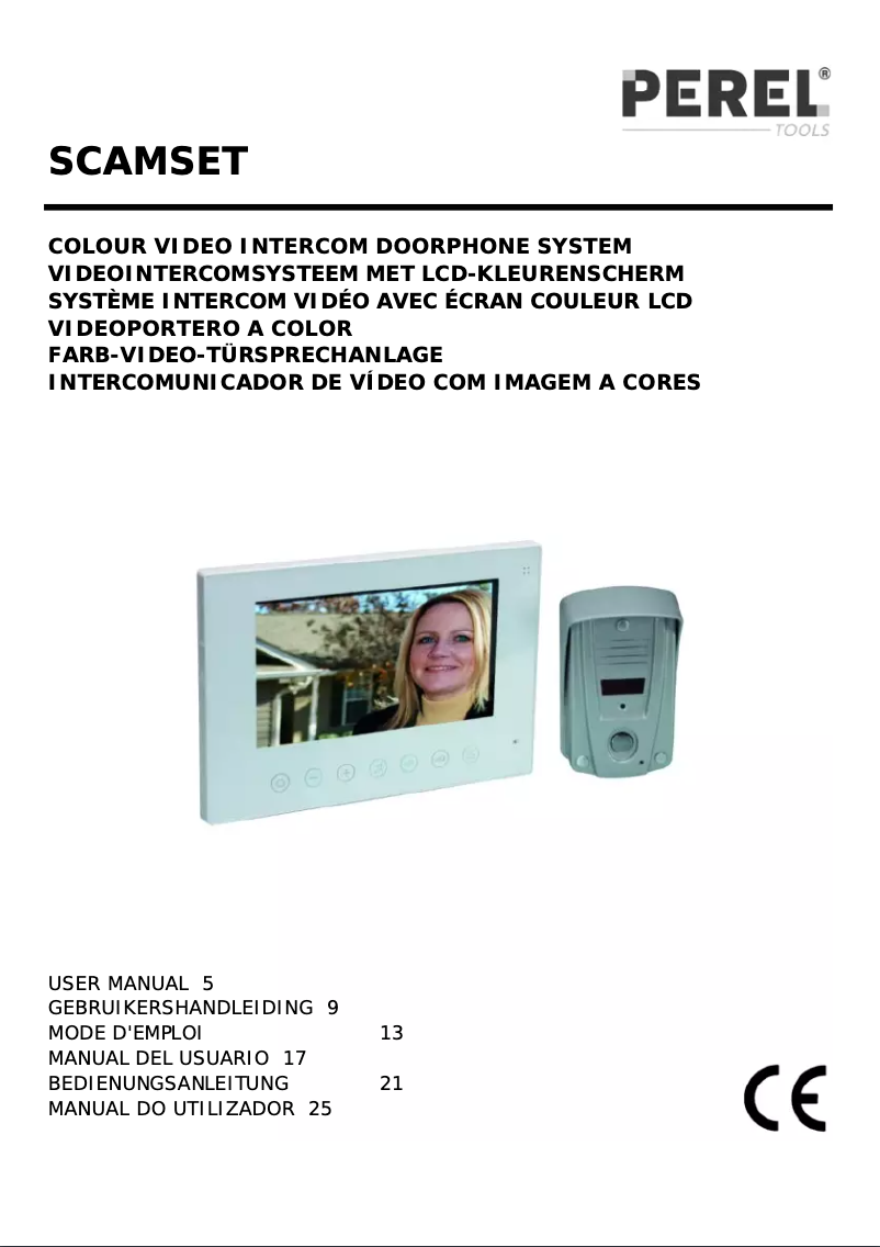 Page n°1 - Manuel utilisateur Perel SCAMSET