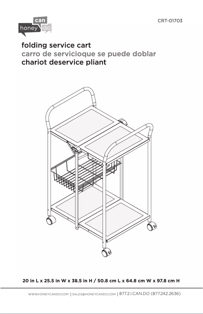 Image de la première page du manuel de l'appareil CRT-01703