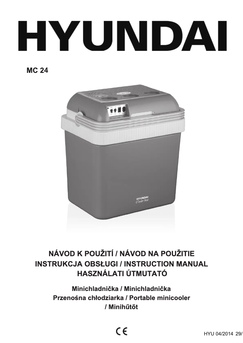 Imagen de la primera página del manual del dispositivo MC 24