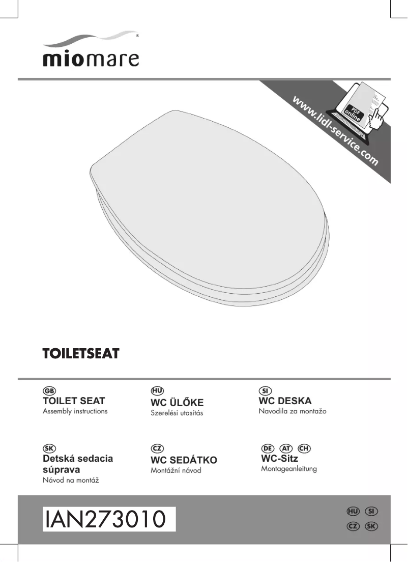 Image de la première page du manuel de l'appareil IAN 273010