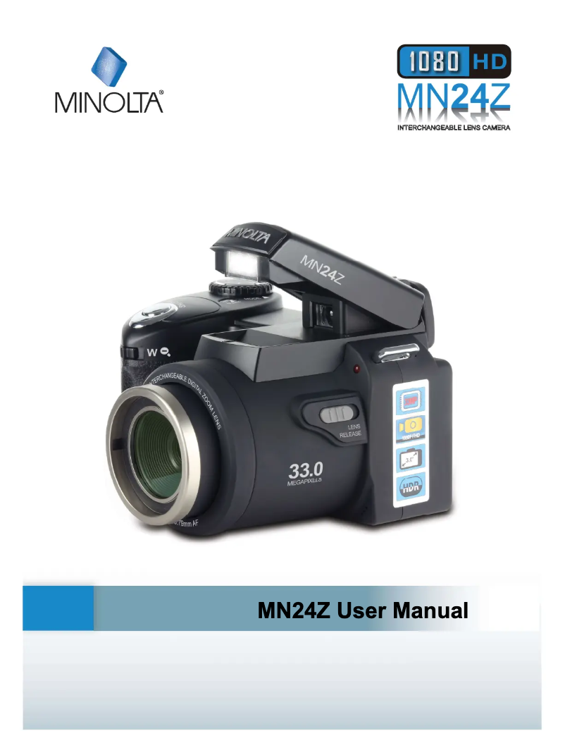 Image de la première page du manuel de l'appareil MN24Z