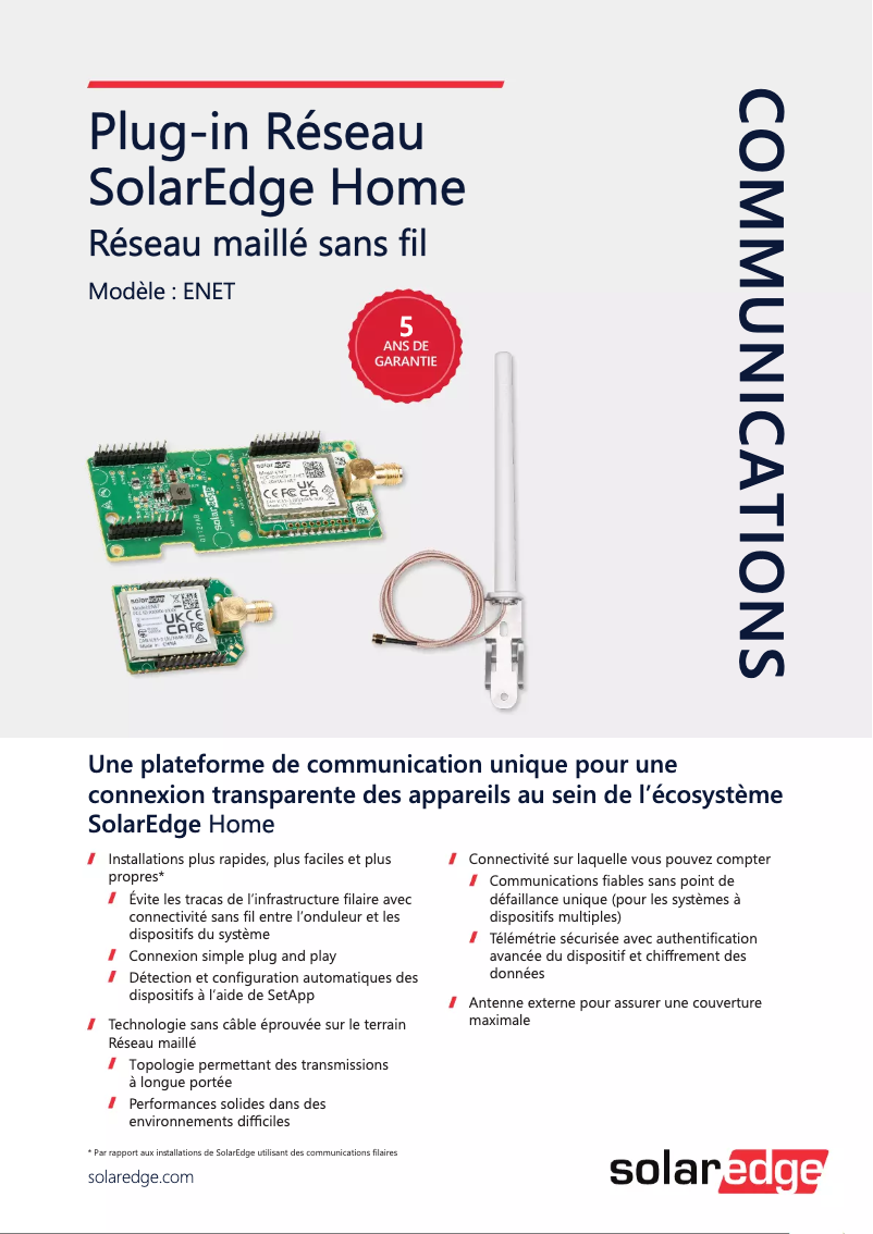 Image de la première page du manuel de l'appareil ENET-HBNP-01