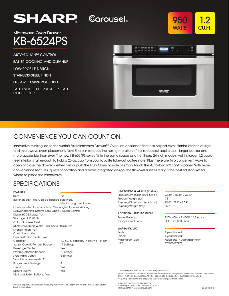 Image de la première page du manuel de l'appareil KB6524PSY