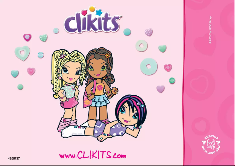 Page n°1 - Manuel utilisateur Lego Clikits 7527