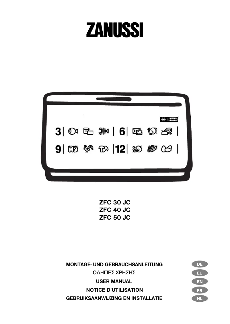 Image de la première page du manuel de l'appareil ZFC 40