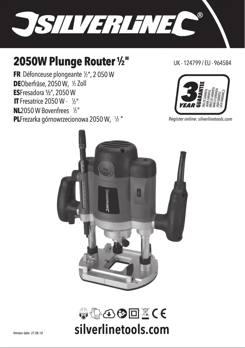 Image de la première page du manuel de l'appareil 124799