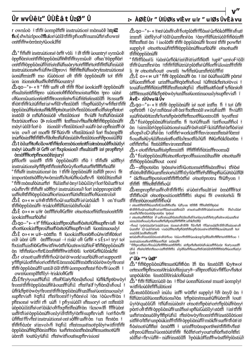 Image de la première page du manuel de l'appareil GMA 7522/IX