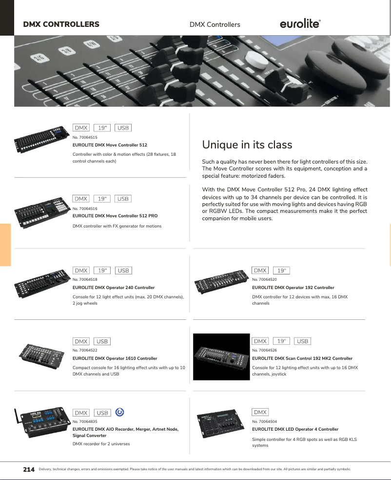 First page image of the manual for DMX LED Operator 4