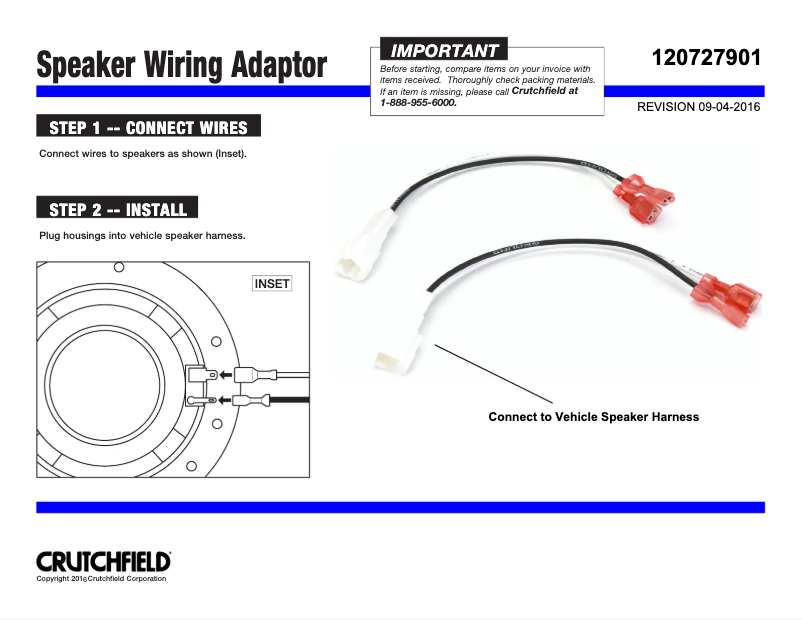 Page n°1 - Manuel utilisateur Metra 72-7901