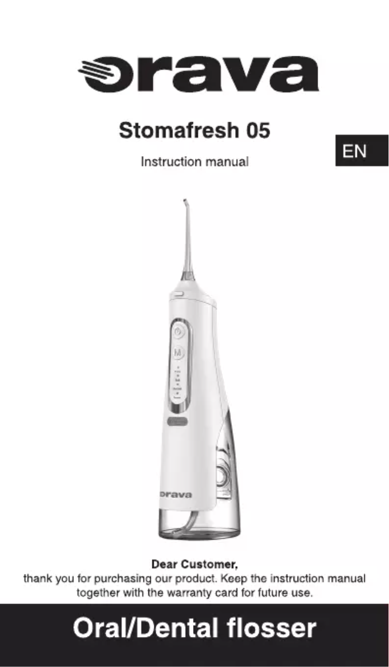 Page n°1 - Manuel utilisateur Orava Stomafresh 05