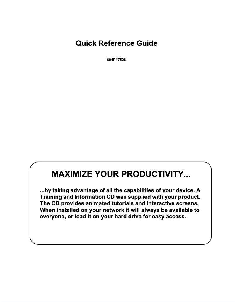 Image de la première page du manuel de l'appareil WorkCentre M175