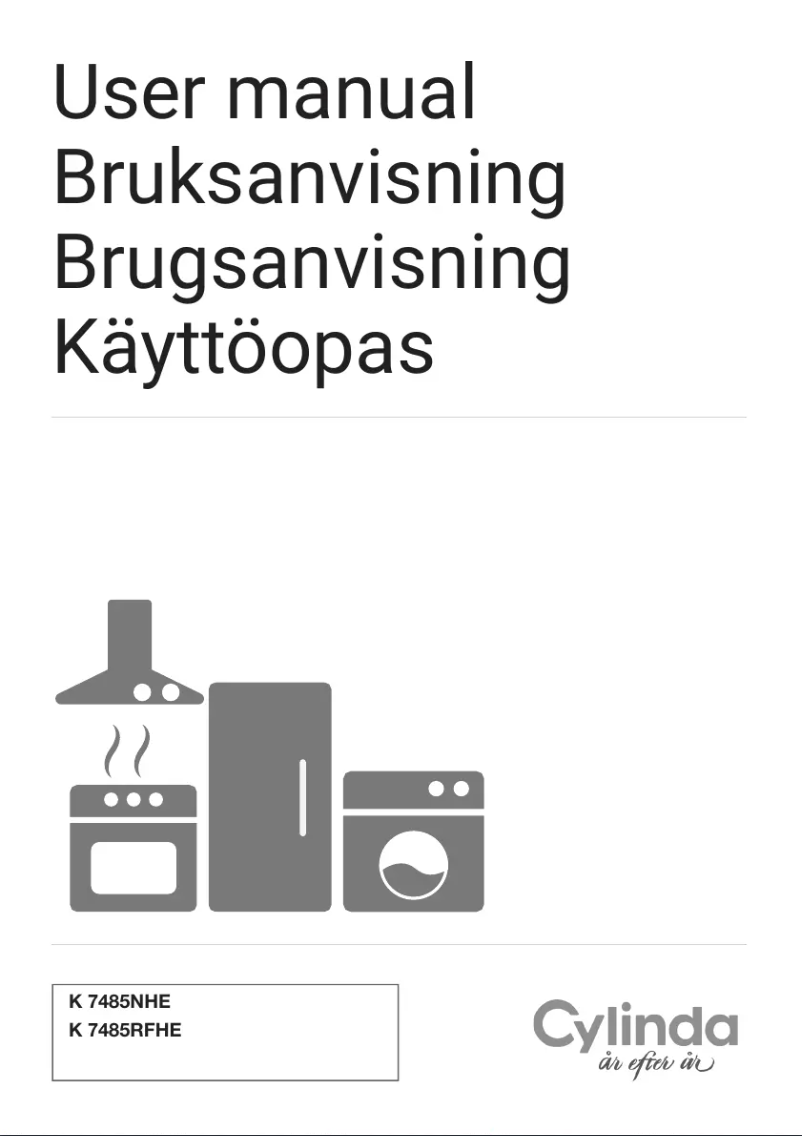 Image de la première page du manuel de l'appareil K7485HE