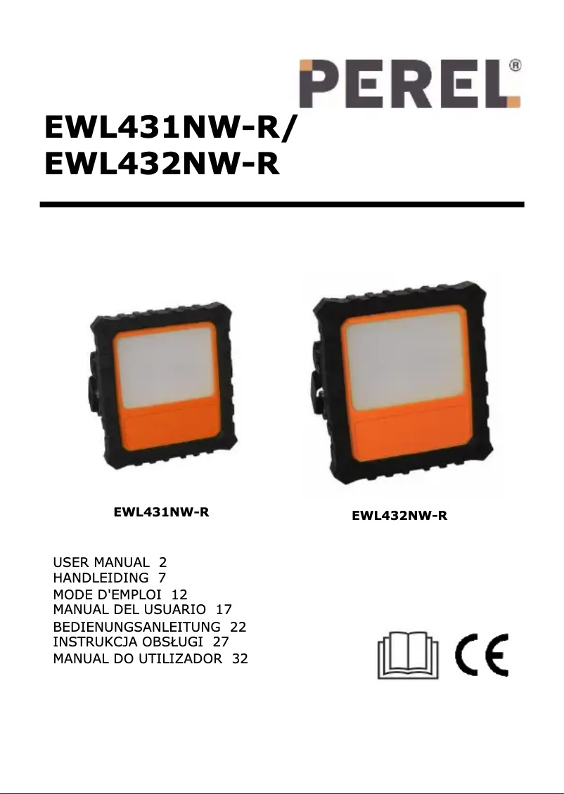 Page 1 de la notice Manuel utilisateur Perel EWL432NW-R