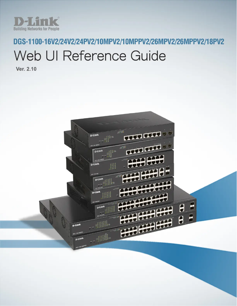 Image de la première page du manuel de l'appareil DGS-1100-24V2