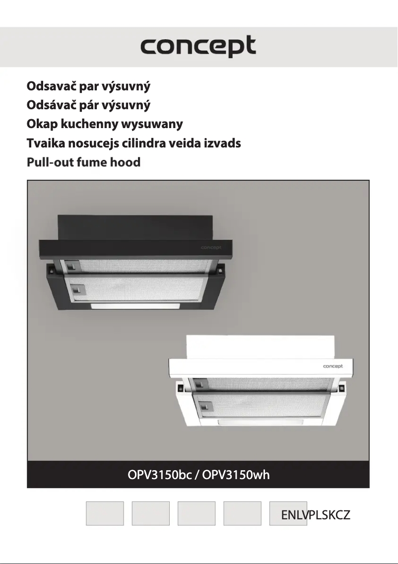 Image de la première page du manuel de l'appareil OPV3150BC