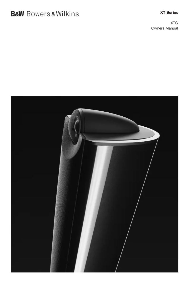 Page n°1 - Manuel utilisateur Bowers & Wilkins XTC