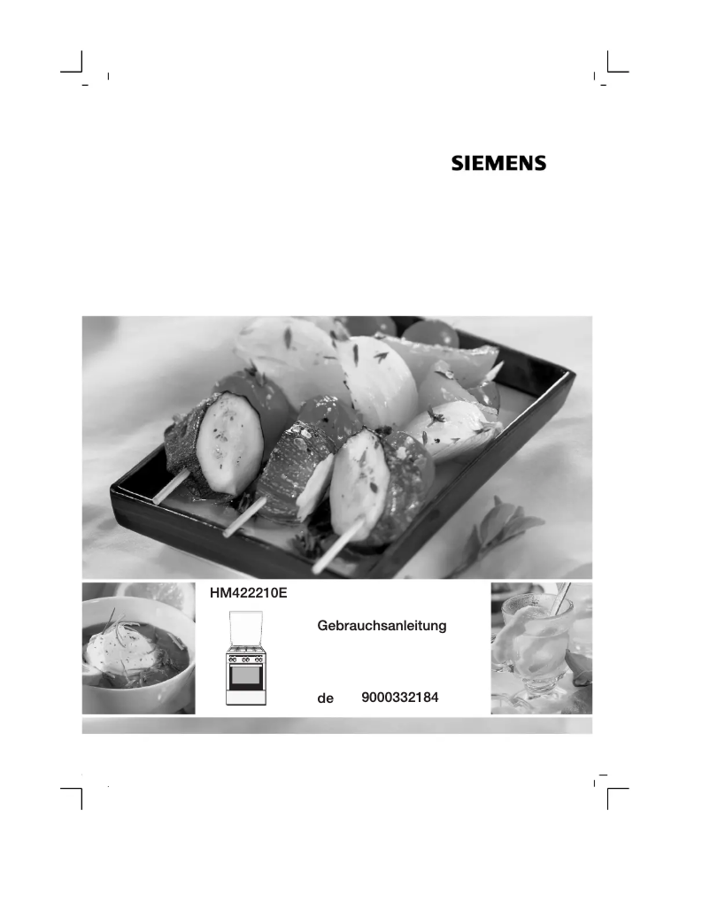Page n°1 - Manuel utilisateur Siemens HM422210N