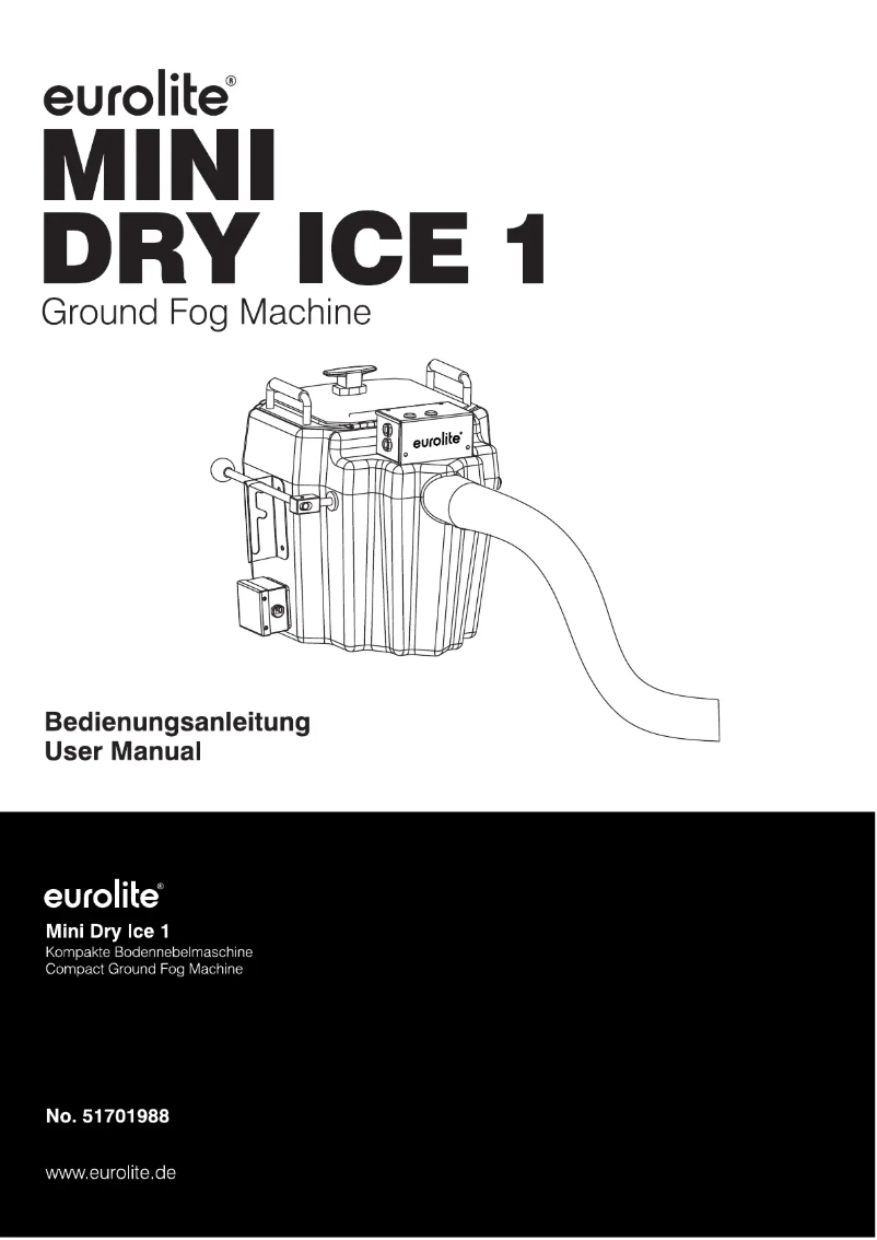 Imagen de la primera página del manual del dispositivo Mini Dry Ice 1