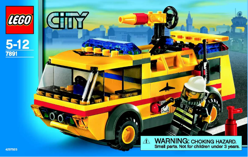 Page 1 de la notice Manuel utilisateur Lego City 7891