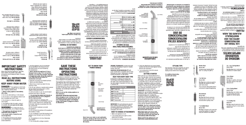 Página 1 del manual Manual de usuario Conair CB06
