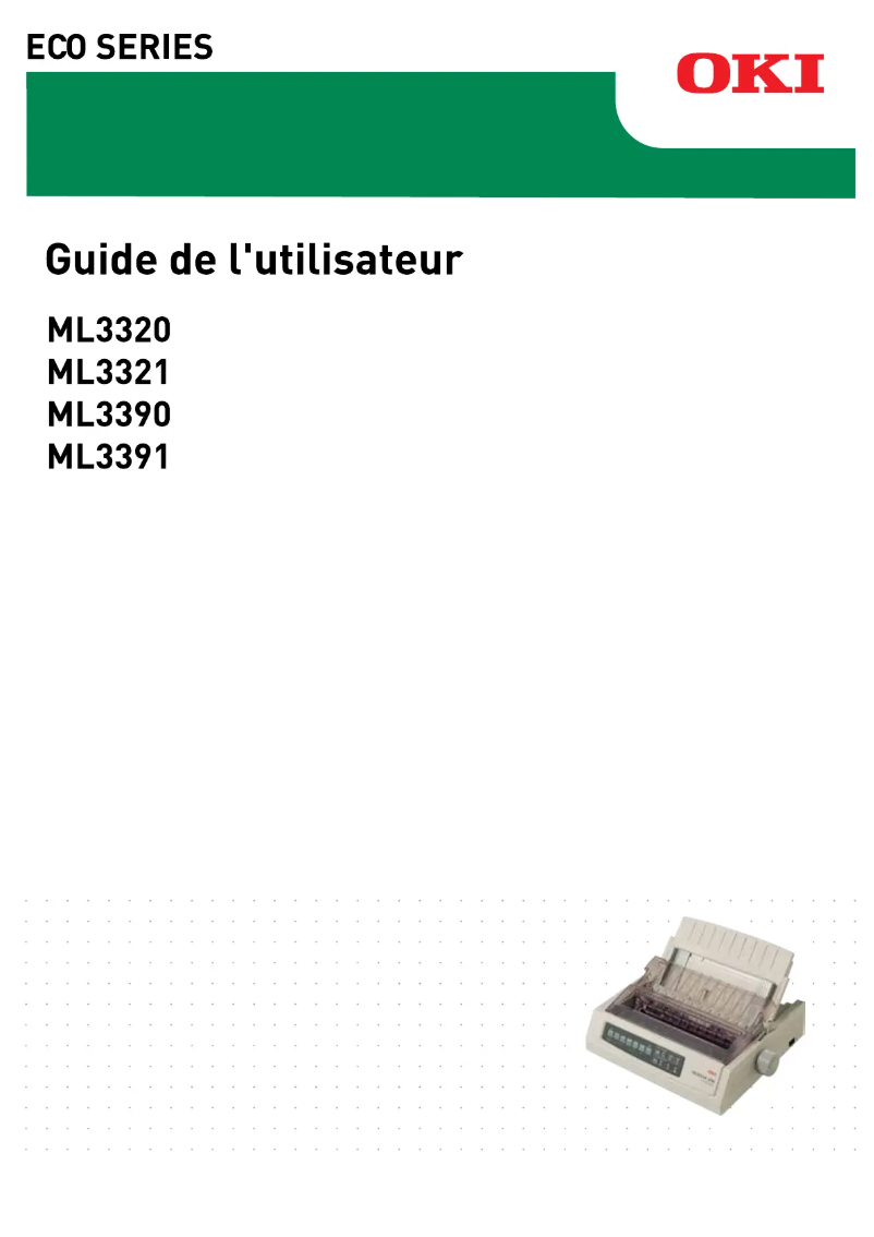 Image de la première page du manuel de l'appareil ML 3320 eco