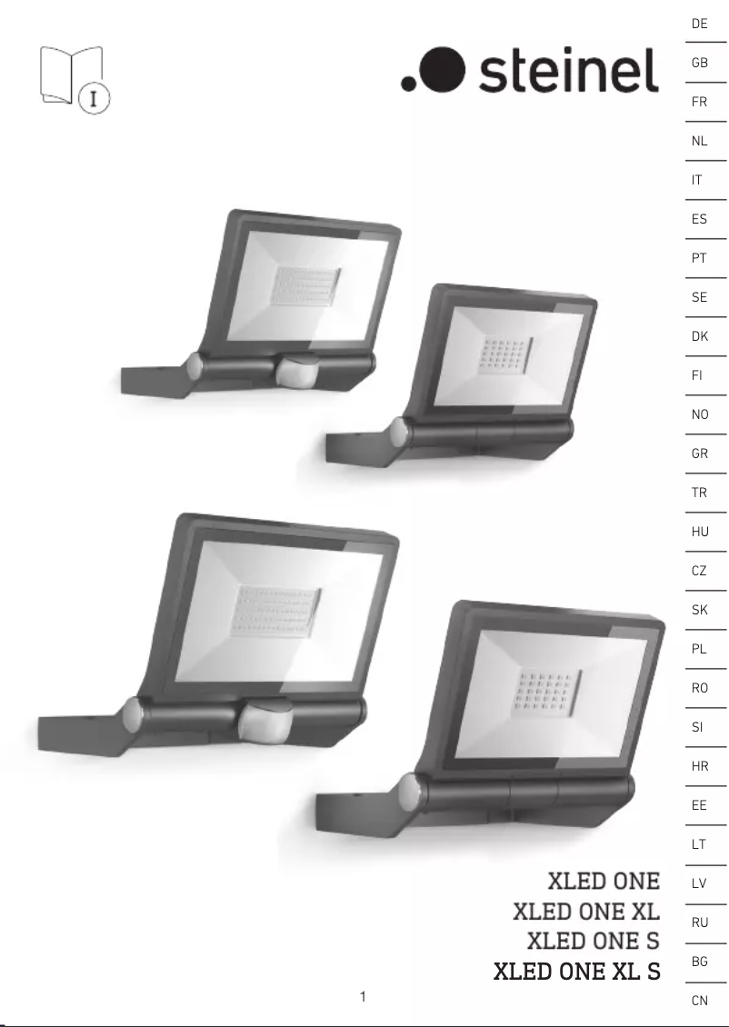 Page 1 de la notice Manuel utilisateur Steinel XLED ONE