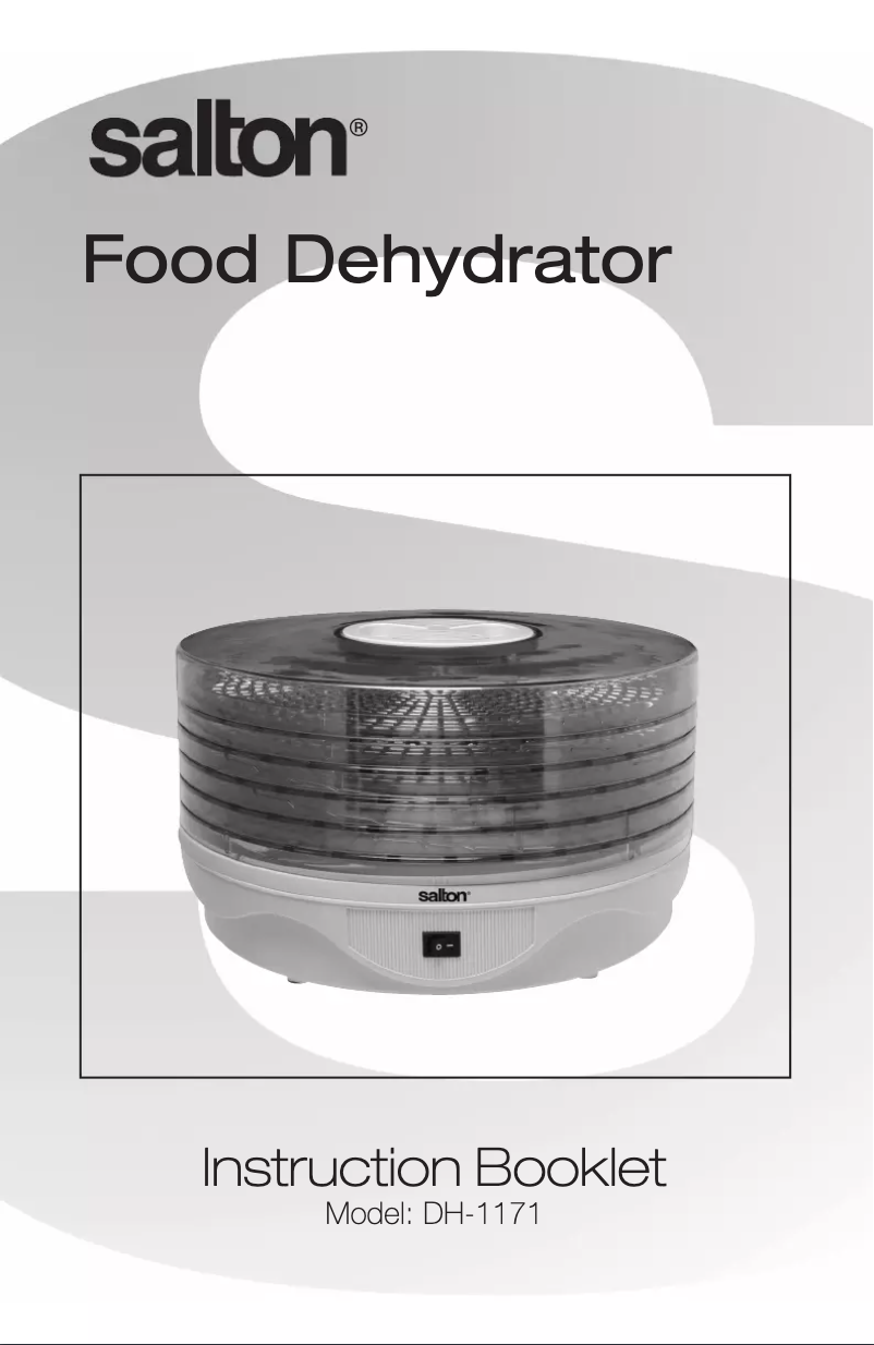 Image de la première page du manuel de l'appareil DH1171