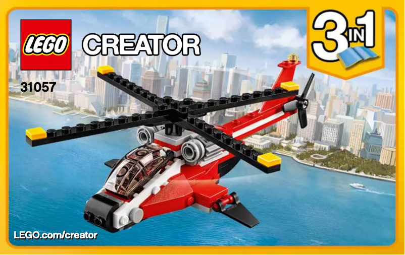 Page 1 de la notice Manuel utilisateur Lego Creator 31057