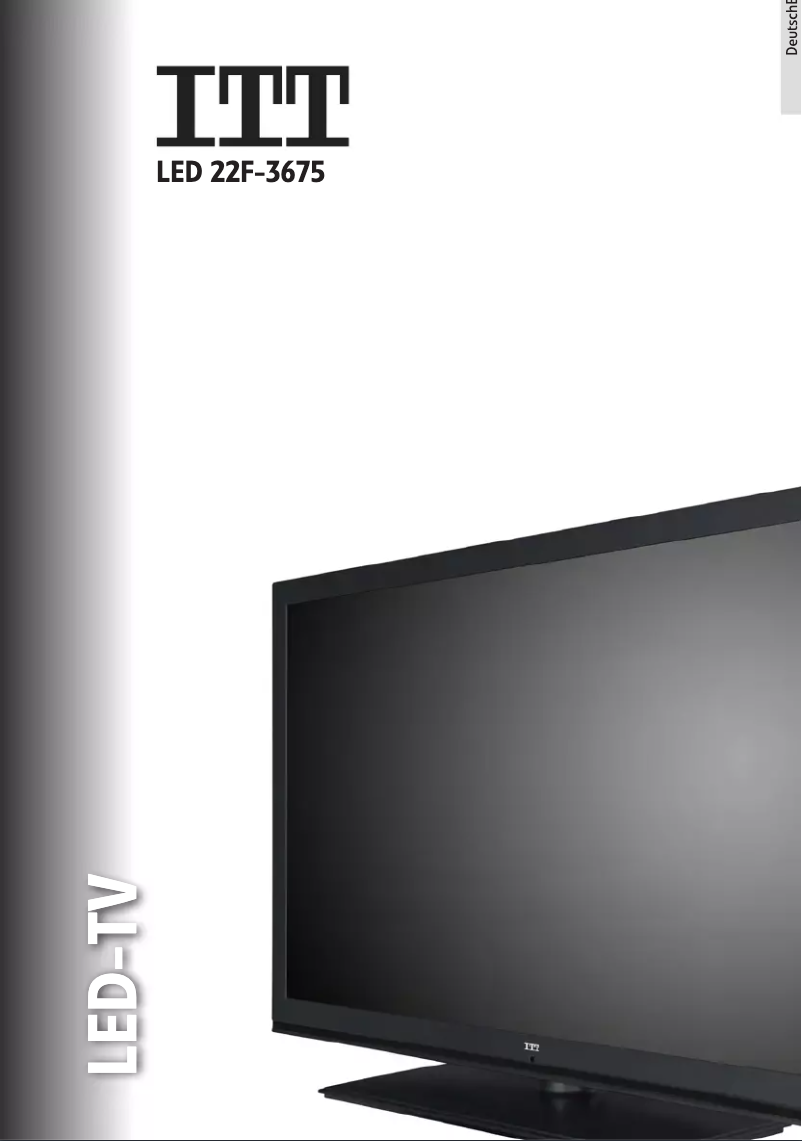 Page 1 de la notice Manuel utilisateur ITT LED 22F-3675-S