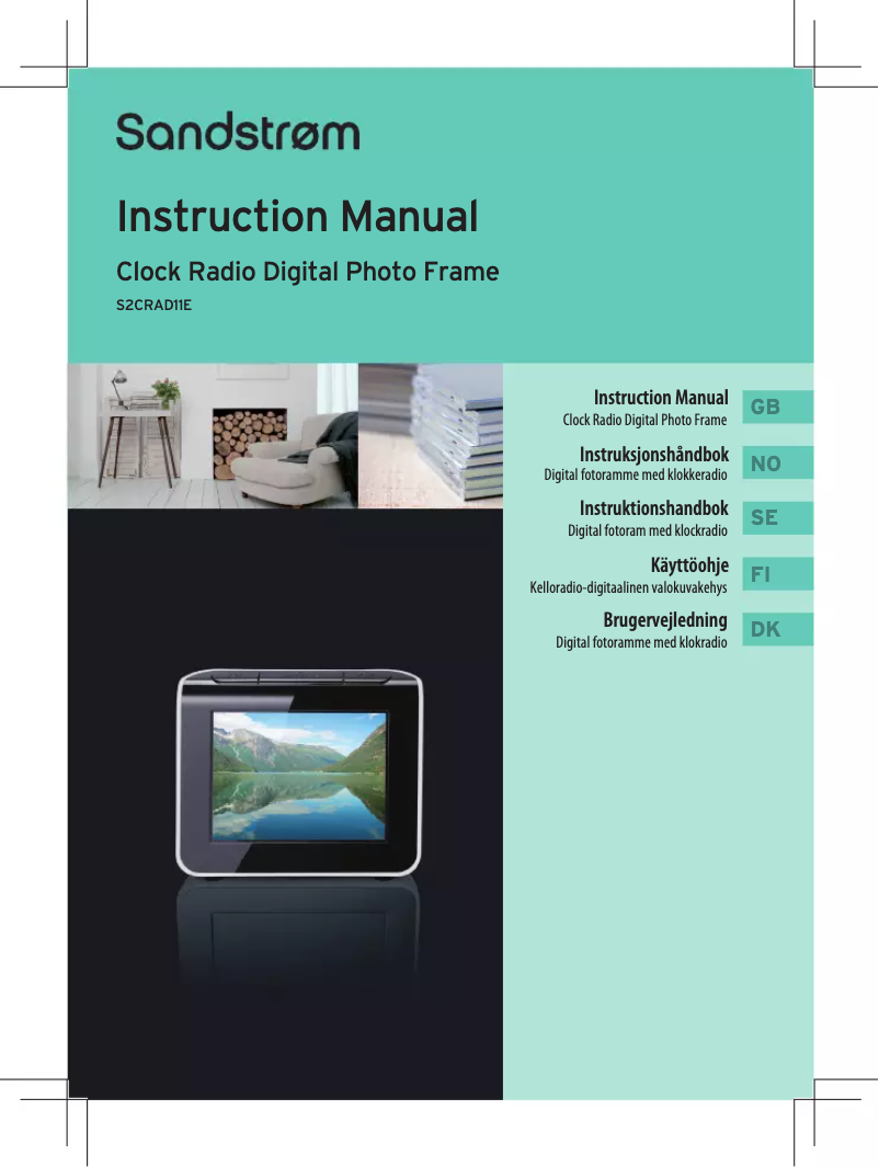 Image de la première page du manuel de l'appareil S2CRAD11E