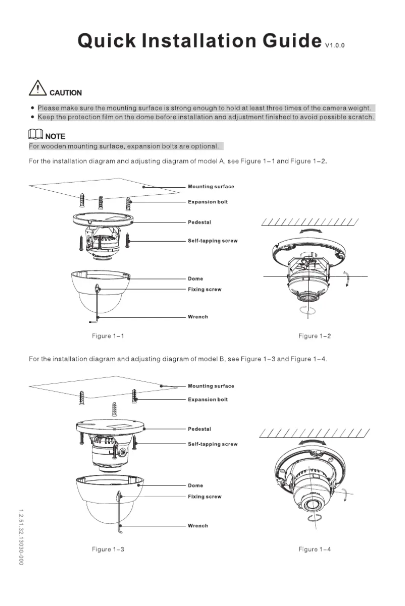 Page 1 de la notice Manuel utilisateur Dahua Technology Lite DH-HAC-HDBW1801E