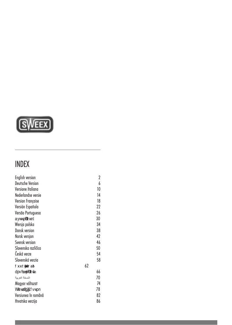 Image de la première page du manuel de l'appareil WC350