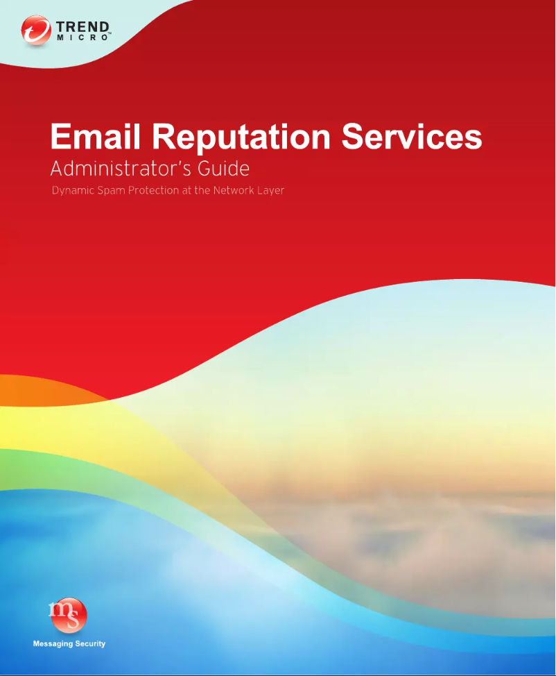 Page n°1 - Manuel utilisateur Trend Micro Email Reputation Services