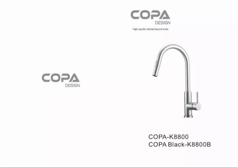 Page n°1 - Manuel utilisateur Mizzo Copa-K8800B
