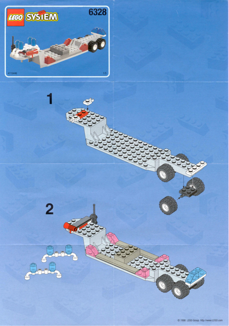 Page 1 de la notice Manuel utilisateur Lego Police Helitran